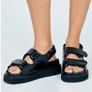 Rue Chunky Sandals Black